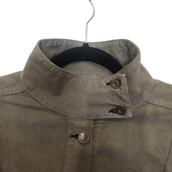 RAG & BONE CHAMBERLAIN JACKET ARMY GREEN CANVAS 100% COTTON SZ XS - Picture 8 of 13